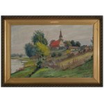 Jan STĘPIEŃ (1895-1976) - Landschaft mit dem Kloster in Brdów; 1961
