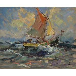 Eugeniusz DZIERŻENCKI (1905-1990) - At Sea