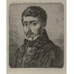 Kajetan Wincenty KIELISIŃSKI (1808-1849) - Portret własny wg rys. Rafała Hadziewicza; 1837