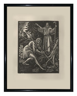 Władysław SKOCZYLAS (1883-1934) - Karczowanie lasu; 1923