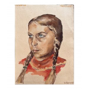 J. SKORACKI, Portrait of a Girl, 1936