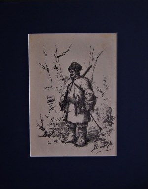 Artur BARTELS (1818-1885), Myśliwy,1881