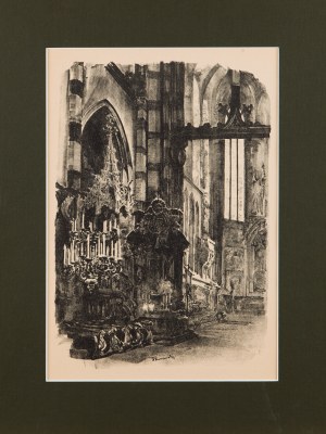 Jan Kanty GUMOWSKI (1883-1946), Kościół Mariacki w Krakowie, 1926