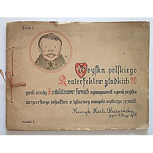 Henryk HERTZ-BARWIŃSKI (1877-1970),, Teka 20 litografií Polské armády hladkých konterfektů..., 1916