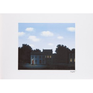 René MAGRITTE (1898 - 1967), Maison de lumière, de la série Empire de lumière.