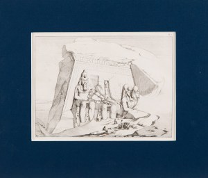 Carl MERKER (1817-1897), Zestaw 3 miedziorytów, 1856