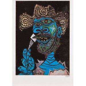 Pablo PICASSO (1881-1973), Muž se slaměným kloboukem pojídající zmrzlinu, 1938