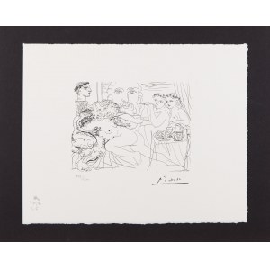 Pablo PICASSO (1881 - 1973), Self-portrait in three forms (original author's title)