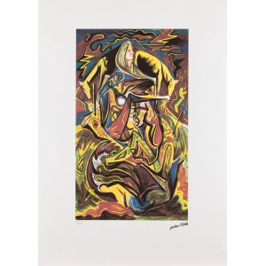 Jackson POLLOCK (1912-1956), Kompozycja z kobietą
