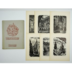 Stanisław RACZYŃSKI (1903-1982), Krakow: 6 woodcuts, 1940s