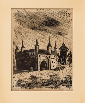 Stefan RASSALSKI (1910-1972), Kraków - Barbakan, 1947