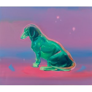Sara Winkler (b. 1995, Poznań), Porcelain Dachshund, 2023