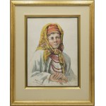 Tadeusz RYBKOWSKI (1848-1926), Hucułka z Wiszenki, 1910