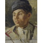 Zygmunt AJDUKIEWICZ (1861-1917), Głowa mężczyzny w stroju krakowskim