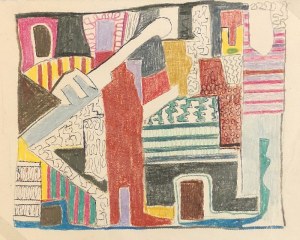 MARIA RITTER (1899-1976), Kompozycja abstrakcyjna, lata 60.-70. XX