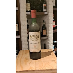 Château Les Ormez de Pez, Saint-Estèphe 0.75L 12.5%, millésime 1978