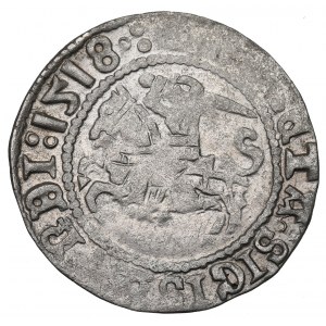 Sigismund I, Halfgroat 1518, Vilnius