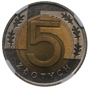 III RP, 5 złotych 1994 - NGC MS66