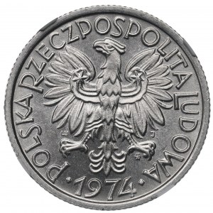 PRL, 2 złote 1974 Jagody - NGC MS66