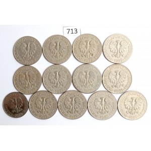PRL, Zestaw 10 złotych 1959-69 Kościuszko