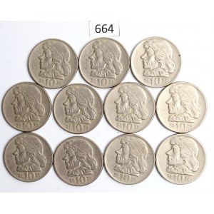 PRL, Zestaw 10 złotych 1959-60