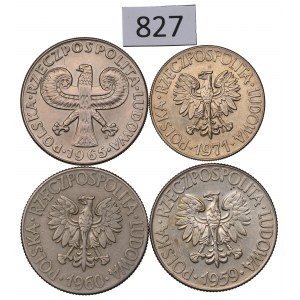 PRL, Zestaw 10 złotych 1959-71