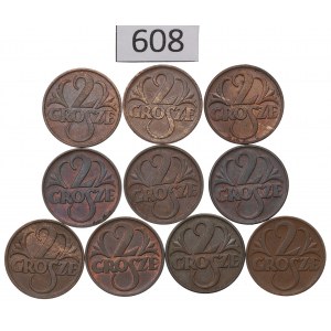 Seconda Repubblica, serie di 2 penny 1937-39