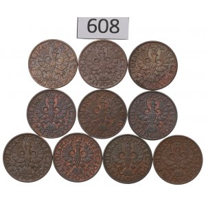 Seconda Repubblica, serie di 2 penny 1937-39