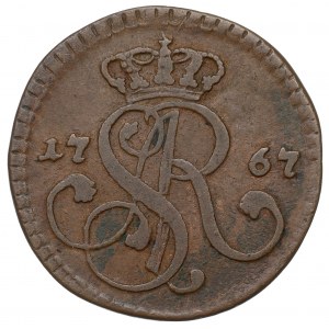 Poniatowski, Grosz 1767, Krakov - širší disk