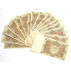 II RP, Set of 50 Gold 1929