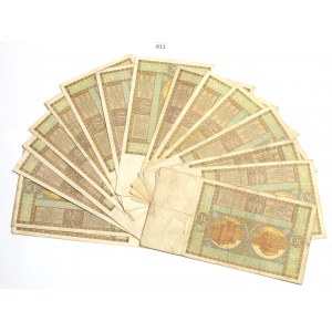 II RP, Set of 50 Gold 1929