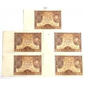 II RP, Zestaw 100 złotych 1934
