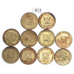 PRL, Zestaw 200 złotych 1974-76