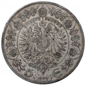 Austria, Franz Joseph, 5 corona 1900
