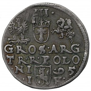 Sigismund III Vasa, 3 Groschen 1595 Olkusz