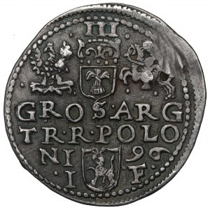 Sigismund III, 3 groschen 1596, Olcusia