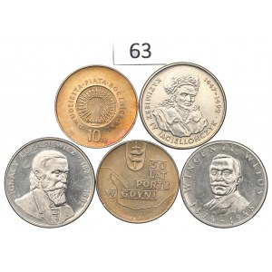PRL i III RP, Zestaw 10-20.000 złotych 1969-93