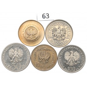 PRL i III RP, Zestaw 10-20.000 złotych 1969-93