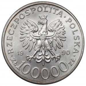 III RP, 100.000 złotych 1990 Solidarność typ C