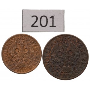II RP, Zestaw 2-5 groszy 1935
