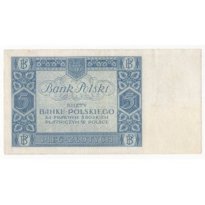 II RP, 5 złotych 1930 D, RZADKOŚĆ