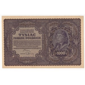 II RP, 1000 Polish marks 1919 I SERIES BE