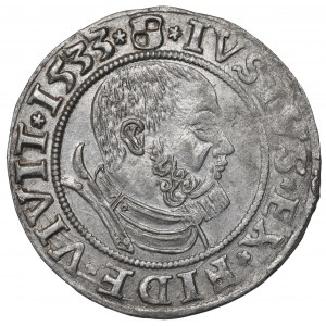 Germany, Preussen, Albrecht Hohenzollern, Groschen 1533, Konigsberg