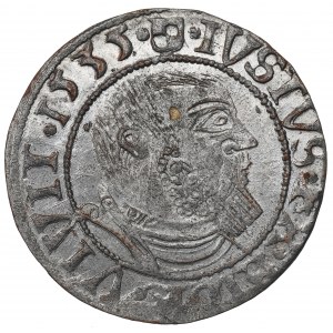 Germany, Preussen, Albrecht Hohenzollern, Groschen 1535, Konigsberg - its time forgery