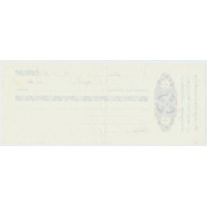 Urzędowy blankiet wekslowy na 2000 złotych