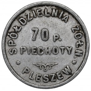II RP, 1 złoty Spółdzielnia Żołnierska 70 Pułku Piechoty, Pleszew