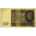 500 złotych 1940 - fałszerstwo londyńskie niewyłapane z obiegu