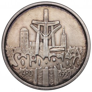 III RP, 100.000 złotych 1990 Solidarność typ B