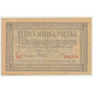 II RP, 1 marka polska 1919 IAC