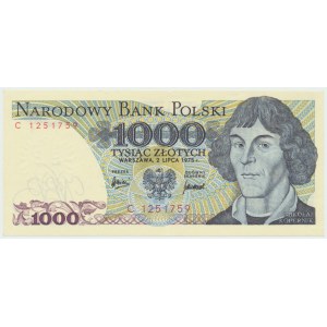 PRL, 1000 złotych 1975 C